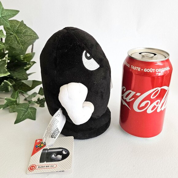 Brand NEW Super Mario Bros Bullet Bill 6" Soft Plush Toy - Picture 1 of 3